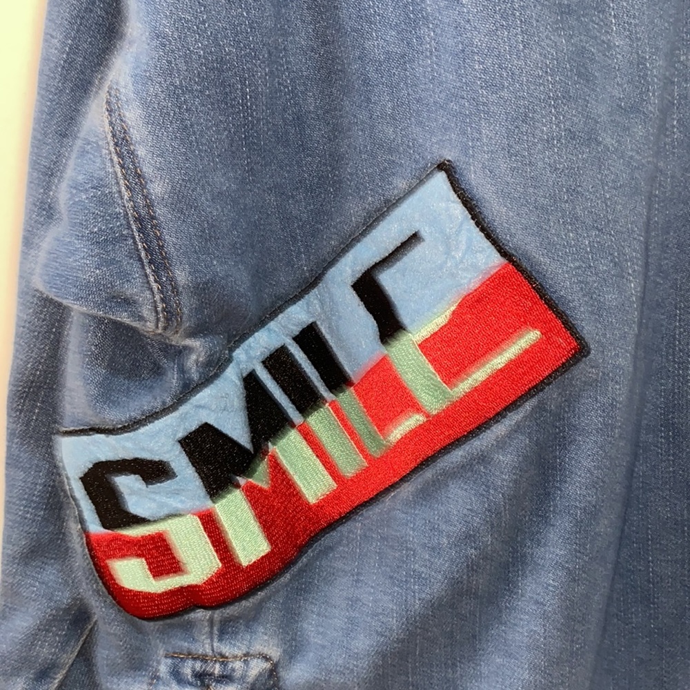 Jean Jacket With Patchwork - image 3